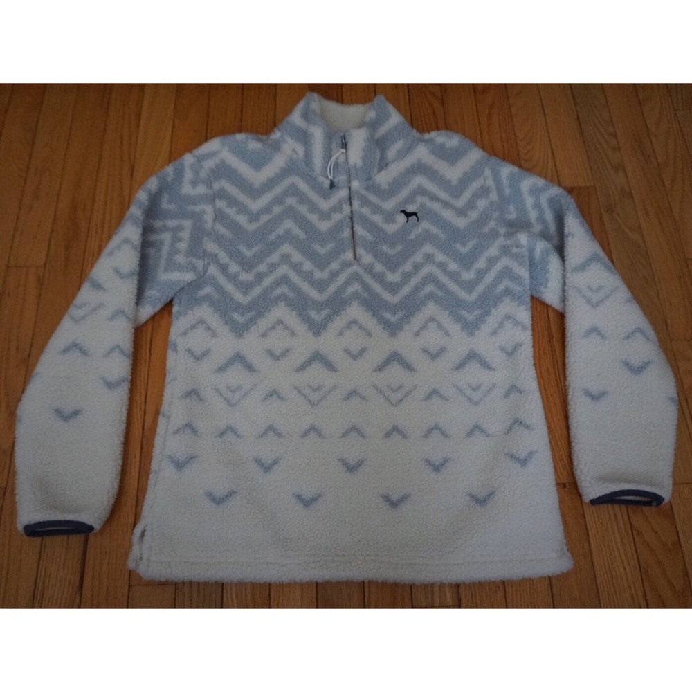 VS PINK Victoria’s Secret Sherpa Zip Sweater